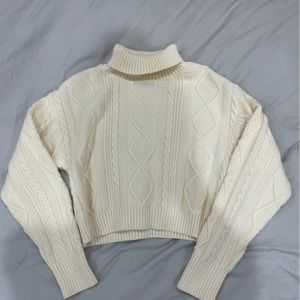 Cider Wool Cropped Sweater